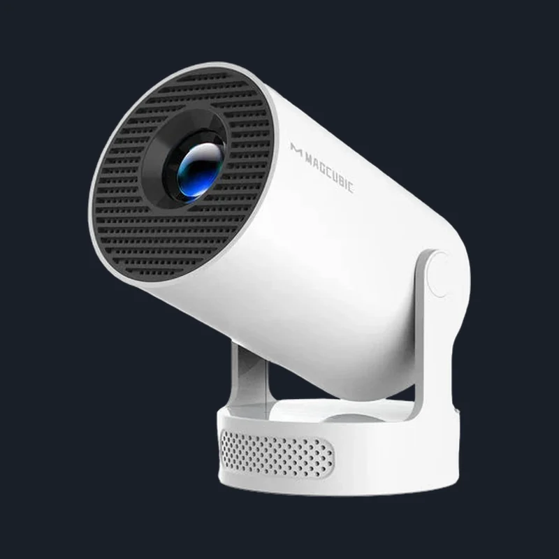 Magcubic HY300 Pro Plus mini projector for 4K Framic window views