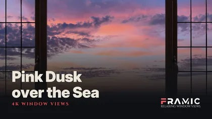 Pink Dusk over the Sea