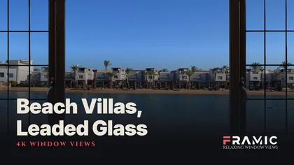 Beach Villas, Leaded Glass