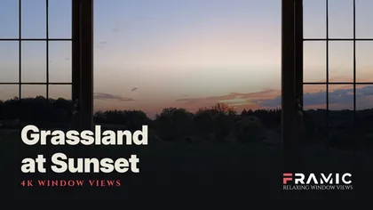 Grassland at Sunset
